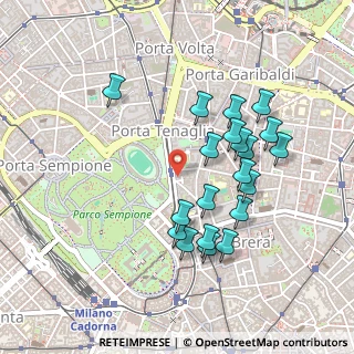 Mappa Via Giulianova, 20121 Milano MI, Italia (0.445)