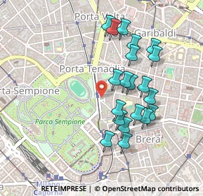 Mappa Via Laura Solera Mantegazza, 20121 Milano MI, Italia (0.433)