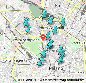 Mappa Via Laura Solera Mantegazza, 20121 Milano MI, Italia (0.8515)
