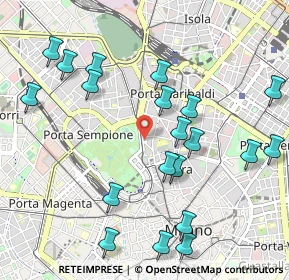 Mappa Via Laura Solera Mantegazza, 20121 Milano MI, Italia (1.153)