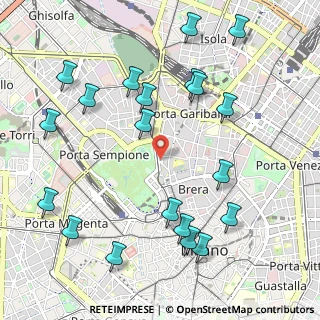 Mappa Via Legnano, 20121 Milano MI, Italia (1.235)
