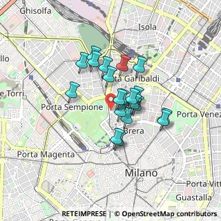 Mappa Via Laura Solera Mantegazza, 20121 Milano MI, Italia (0.6175)