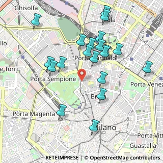 Mappa Via Giulianova, 20121 Milano MI, Italia (1.0045)