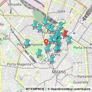 Mappa Via Giulianova, 20121 Milano MI, Italia (0.6645)