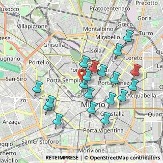 Mappa Via Giulianova, 20121 Milano MI, Italia (1.87842)