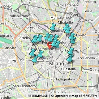 Mappa Via Giulianova, 20121 Milano MI, Italia (1.42)