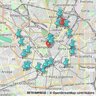 Mappa Via Giulianova, 20121 Milano MI, Italia (2.123)