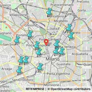 Mappa Via Giulianova, 20121 Milano MI, Italia (2.15429)