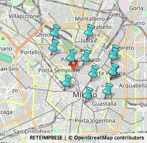 Mappa Via Laura Solera Mantegazza, 20121 Milano MI, Italia (1.56615)