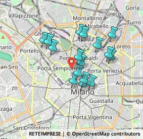 Mappa Via Laura Solera Mantegazza, 20121 Milano MI, Italia (1.41688)