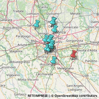 Mappa Via Giulianova, 20121 Milano MI, Italia (7.88571)