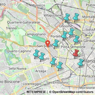 Mappa Via Dei, 20148 Milano MI, Italia (2.17167)