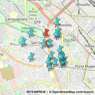 Mappa Piazzale Zavattari ang, 20149 Milano MI, Italia (0.777)