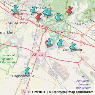 Mappa Via Castello, 25010 Borgosatollo BS, Italia (5.02091)