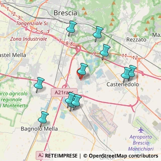 Mappa Via Castello, 25010 Borgosatollo BS, Italia (3.96636)