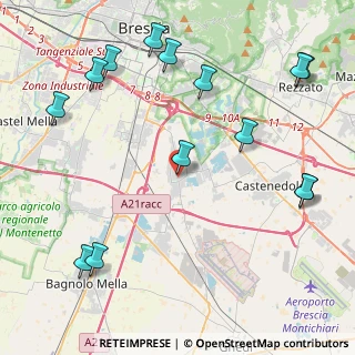 Mappa Via Castello, 25010 Borgosatollo BS, Italia (5.44143)