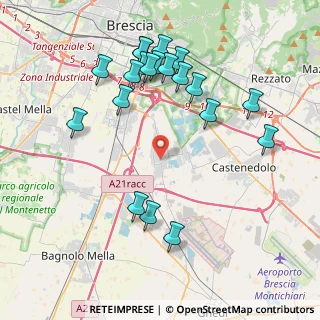 Mappa Via Castello, 25010 Borgosatollo BS, Italia (4.336)