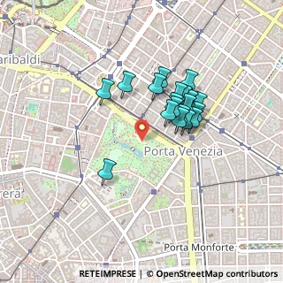 Mappa Porta Venezia, 20121 Milano MI, Italia (0.343)