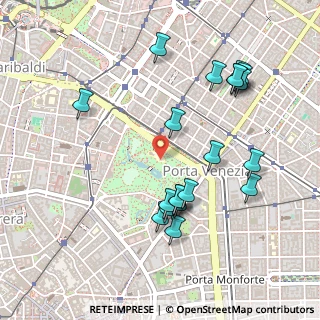 Mappa Porta Venezia, 20121 Milano MI, Italia (0.515)