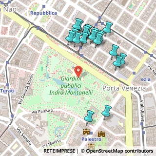 Mappa Porta Venezia, 20121 Milano MI, Italia (0.2675)