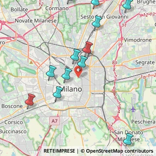 Mappa Porta Venezia, 20121 Milano MI, Italia (5.57214)