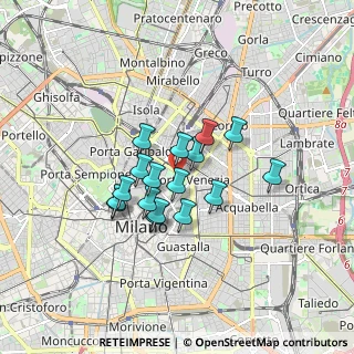 Mappa Porta Venezia, 20121 Milano MI, Italia (1.23412)