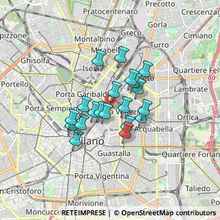 Mappa Porta Venezia, 20121 Milano MI, Italia (1.2475)