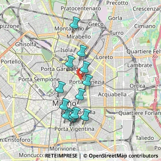 Mappa Porta Venezia, 20121 Milano MI, Italia (1.69462)