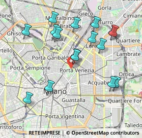 Mappa Porta Venezia, 20121 Milano MI, Italia (2.05188)