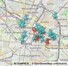 Mappa Porta Venezia, 20121 Milano MI, Italia (1.40895)