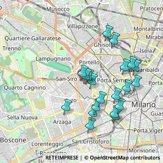Mappa Via Filippo Carcano, 20149 Milano MI, Italia (1.9585)