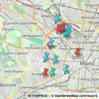 Mappa Via Filippo Carcano, 20149 Milano MI, Italia (1.775)
