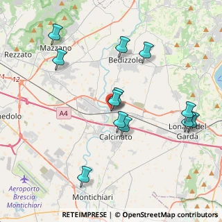 Mappa Via Schiannini, 25010 Calcinato BS, Italia (4.08417)