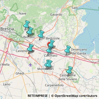 Mappa Via Schiannini, 25010 Calcinato BS, Italia (6.7425)
