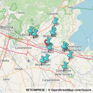 Mappa Via Schiannini, 25010 Calcinato BS, Italia (6.01071)