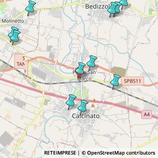 Mappa Via Schiannini, 25010 Calcinato BS, Italia (2.81636)