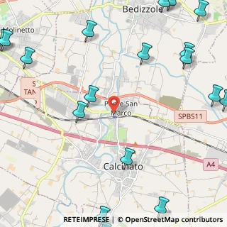 Mappa Via Schiannini, 25010 Calcinato BS, Italia (3.6905)