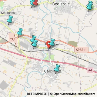 Mappa Via Schiannini, 25010 Calcinato BS, Italia (3.06182)