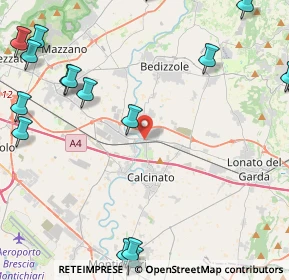 Mappa Via Schiannini, 25010 Calcinato BS, Italia (6.689)