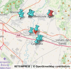 Mappa Via Schiannini, 25010 Calcinato BS, Italia (3.35714)