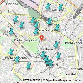 Mappa Via Luigi Albertini, 20121 Milano MI, Italia (1.2415)