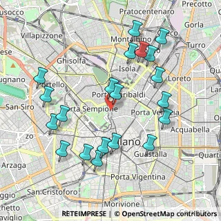Mappa Via Luigi Albertini, 20121 Milano MI, Italia (2.12)