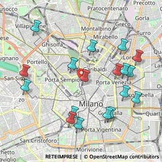 Mappa Via Luigi Albertini, 20121 Milano MI, Italia (2.355)