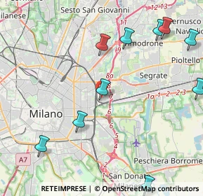 Mappa Via Leonardo Bistolfi, 20134 Milano MI, Italia (6.58533)