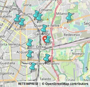 Mappa Via Leonardo Bistolfi, 20134 Milano MI, Italia (1.92417)