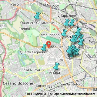 Mappa Via Pessano, 20151 Milano MI, Italia (2.193)