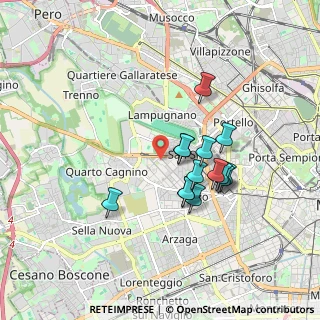Mappa Via Pessano, 20151 Milano MI, Italia (1.46429)
