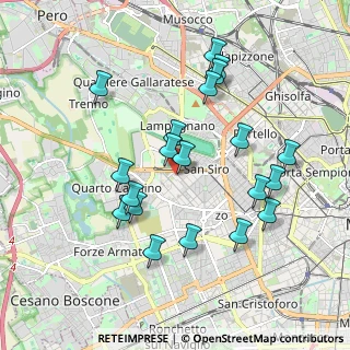 Mappa Via Pessano, 20151 Milano MI, Italia (1.8605)