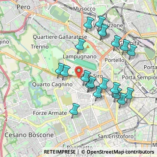 Mappa Via Pessano, 20151 Milano MI, Italia (1.9675)