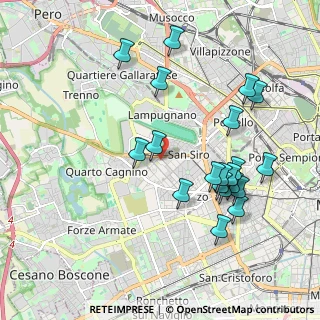 Mappa Via Pessano, 20151 Milano MI, Italia (2.032)
